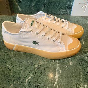 Lacoste Gripshot Sneakers In White Gum 